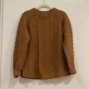 JCREW Cotton Cable Knit Sweater